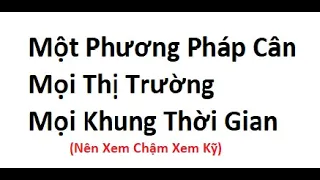 Phương Pháp Tốt Dễ Trade Nhất - Cân Mọi Thị Trường - Mọi Khung Thời Gian - Nên Xem Chậm Xem Kỹ