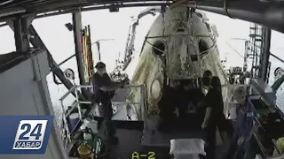 Астронавты МКС вернулись на Землю на корабле Crew Dragon