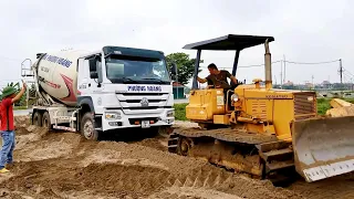 GIẢI CỨU XE BÊ TÔNG CỰC KỲ GAY CẤN CHỈ CÓ Ở VIỆT NAM | CONCRETE TRUCK IN VIET NAM | HUU KHOAI TV