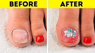 20 Pedicure Hacks You Didn't Know Before || Foot Massage Techniques by 5-Minute DECOR!