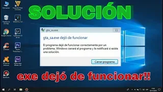 EXE Dejó De Funcionar "SOLUCIÓN"