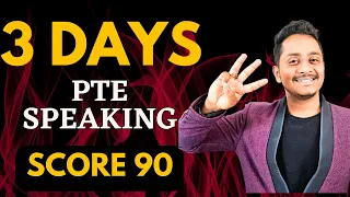 PTE Speaking - Score 90 in Just 3 Days | Speaking Tips for 90 in 2023 | Skills Pte Academic