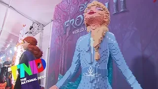 "Frozen 2" lego display