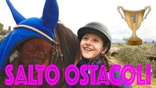 A CAVALLO - Vince il salto ostacoli ma... Gara di equitazione, scuola di equitazione in Toscana.