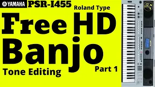 Yamaha PSR i455 | Banjo Tone | Roland Type Editing | By Mayursagar Music