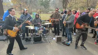 Roll Over Beethoven- John Lennon's 43rd Memorial at Strawberry Fields, NYC. 12/08/23 (4K)