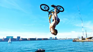 BMX WATER JUMP!