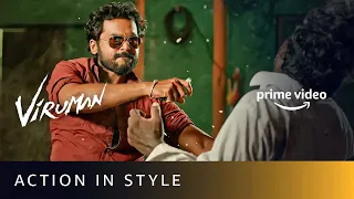 Viruman : Karthi's high-action sequence will leave you stunned! | Prime Video