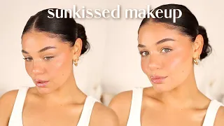 Sunkissed glowy makeup *easy & everyday*