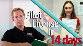 Get your pilot license in just TWO WEEKS!