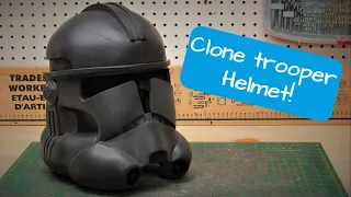 How To Make A CLONE TROOPER Helmet Out Of FOAM Using Premade Templates