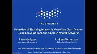 Detection of Shocking Images As One-Class Classification ... by Pavel Gulyaev at EANN 2020