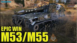 БДИТЕЛЬНЫЙ АРТАвод World of Tanks 💩 Лучший бой на арте М53/М55