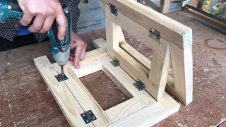 Woodworking Plans for Every Room - Make Your Own Compact and Convenient Folding Chair