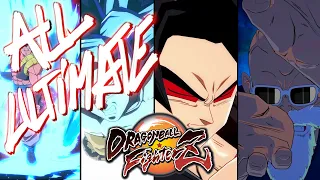 DRAGON BALL FIGHTERZ ALL ULTIMATE ATTACKS ALL DLC MASTER ROSHI INCLUDED - NO INTERFACE