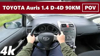 Toyota Auris 1.4 D4D 90KM (2009) POV Drive Test & Acceleration | 4K #65