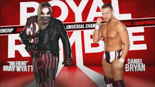 WWE ROYAL RUMBLE 2020 / The Fiend Bray Wyatt (c) Vs Daniel Bryan : WWE UNIVERSAL CHAMPIONSHIP MATCH