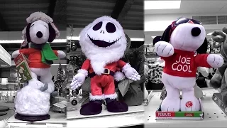 Christmas 2016 Animatronic Snoopy Figures - Peanuts Theme Song Dolls Halloween Full Episode