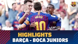 [HIGHLIGHTS] FC Barcelona – Boca Juniors  (3-0) Gamper Trophy