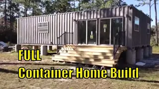 Shipping Container House Build - How it is Built