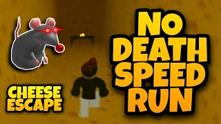 Cheese Escape No Death Speedrun!?! [5 Minutes] [Roblox]