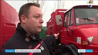 Les pompiers du Bas-Rhin vendent leurs véhicules aux enchères