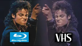 Michael Jackson's Moonwalker - BLURAY vs. VHS releases | Man In The Mirror