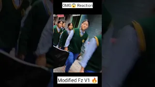 Modified fz V1 Reaction😍🔥Dharamshala Market reaction 😍 #shorts #reaction #viralvideo #shortsindia