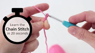 Crochet Chain stitch (ch) | How to make a chain stitch