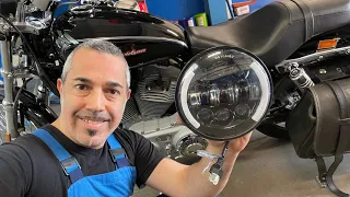 Faro Mondeview per la mia Harley Davidson 883