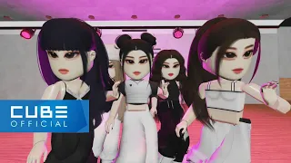 (여자)아이들((G)I-DLE) - '퀸카 (Queencard)' ROBLOX Choreography Practice Video