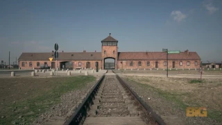 A drone just flew over Auschwitz and captured something incredibly powerful