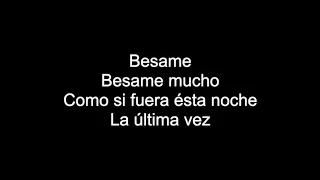 BESAME MUCHO | HD With Lyrics | By Chris Landmark