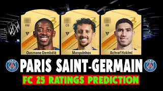 FC 25 | PSG / PARIS SAINT-GERMAIN | PLAYERS RATINGS PREDICTION