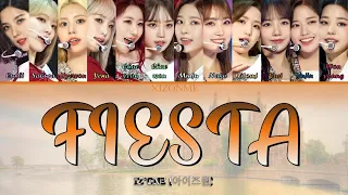 IZ*ONE (아이즈원) - 'FIESTA' (Band Ver.) (Rom/Han/Eng) Color-Coded Lyrics