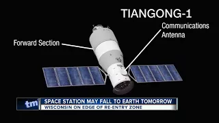 How to see the Chinese space station's fall to Earth