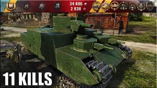 ФУГАСНЫЙ МОНСТР танк O-I 🌟 11 фрагов 🌟 World of Tanks лучший бой на тт 6 уровень Япония