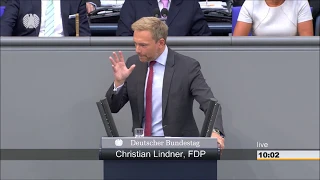 Wutrede von Christian Lindner im Bundestag gegen Anton Hofreiter und Grüne