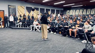 Coach Prime’s First Team Meeting of 2023: Colorado Opulence