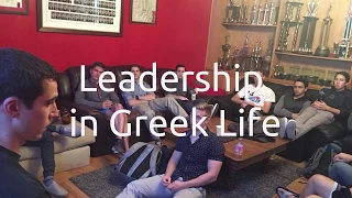 Leadership In Greek Life at Stevens Institute of Technology