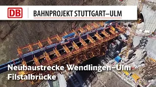 Bau der Filstalbrücke - Impressionen