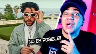 REACCIÓN a BAD BUNNY - MONACO ft Al Pacino (Official Video) | nadie sabe lo que va a pasar mañana