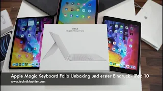 Apple Magic Keyboard Folio Unboxing und erster Eindruck - iPad 10