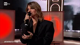 Alessandra Amoroso in "Fino a qui" - Stasera c'è Cattelan su Rai2 del 13/03/2024