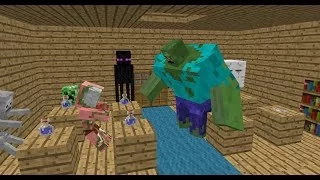 Monster School: Alchemy - Minecraft Animation