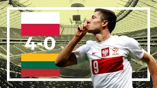 Poland vs Lithuania 4-0 | All Goals & Highlights | Lewandowski goals vs Lithuania