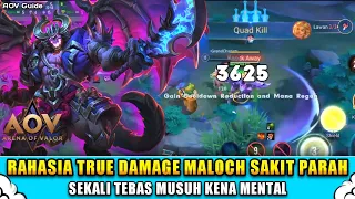 Cara Main Hero Maloch AOV - AOV Guide 2023 • Arena of Valor • Liên Quân mobile •  RoV • 펜타스톰 • 傳說對決