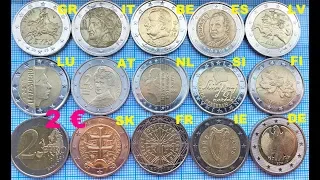 2 euro coins NUMISMATICS - IF YOU HAVE SUCH COINS PLEASE COMMENT PRICE