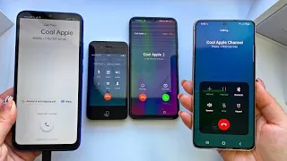 Xiaomi Redmi 9C & IPhone 4 & Honor 10 Lite & Samsung S21/ Incoming & outgoing & call on hold