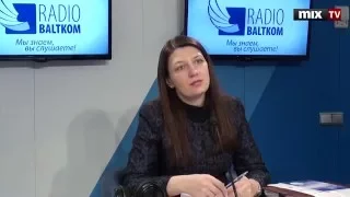 Глава профсоюза работников образования и науки Инга Ванага в программе "Утро на Балткоме"